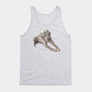 Black lab with sunglasses Tank Top